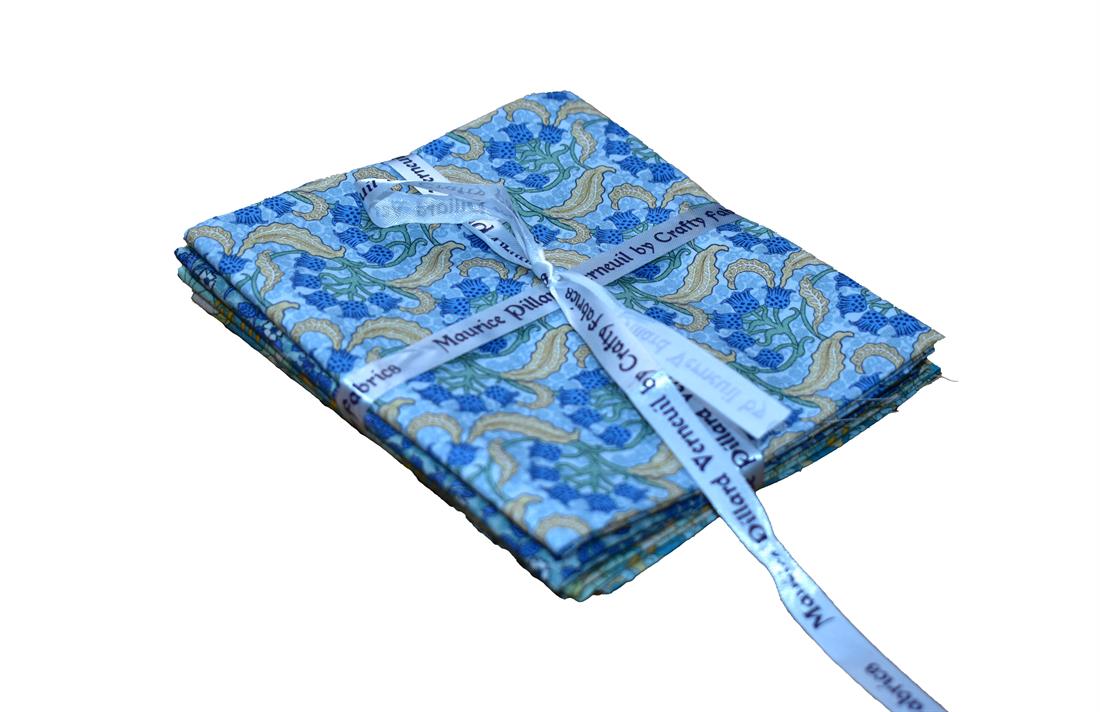Mixed Coloured William Morris Fat Quarter Bundle