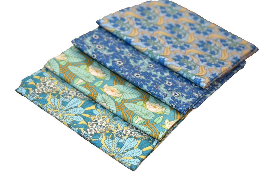 Mixed Coloured William Morris Fat Quarter Bundle