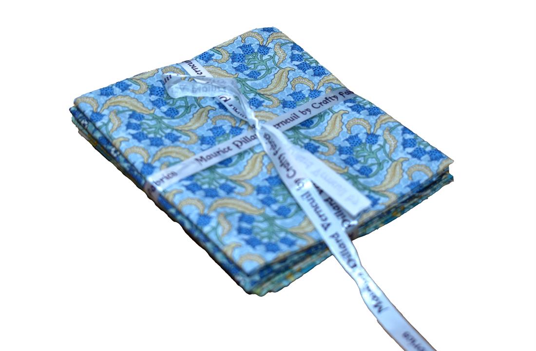 Mixed Coloured William Morris Fat Quarter Bundle