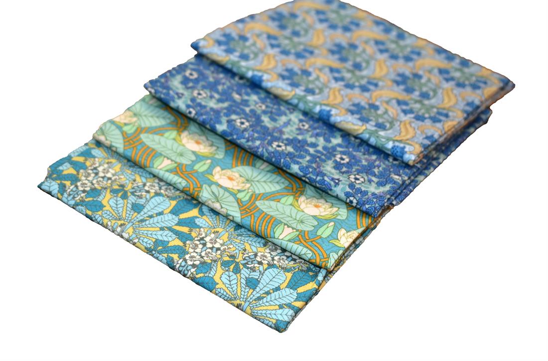 Mixed Coloured William Morris Fat Quarter Bundle