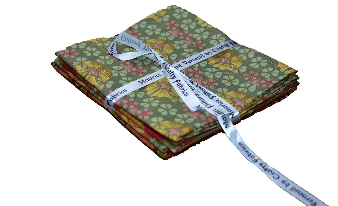 Mixed Coloured William Morris Fat Quarter Bundle