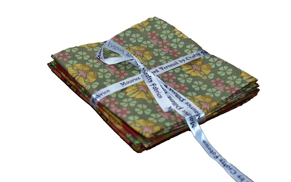 Mixed Coloured William Morris Fat Quarter Bundle
