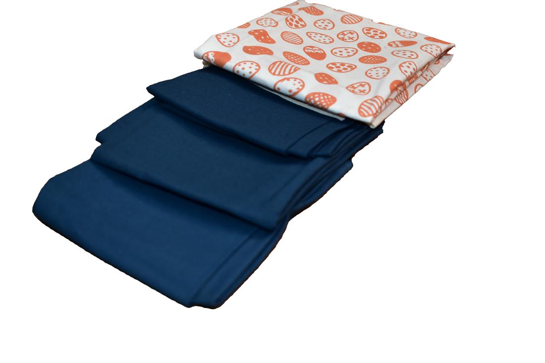Mix Fabrics Fat Quarter Bundle Printed and Plain 100% Cotton Fabric