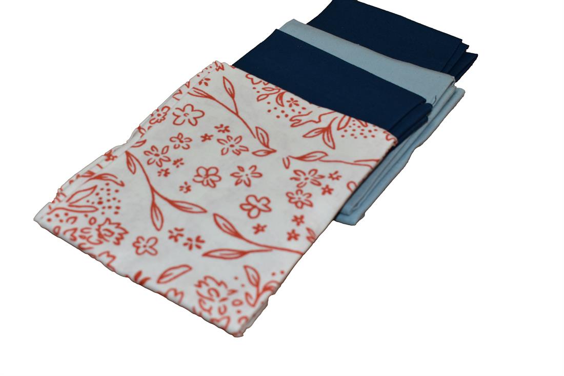 Mix Fabrics Fat Quarter Bundle Printed and Plain 100% Cotton Fabric