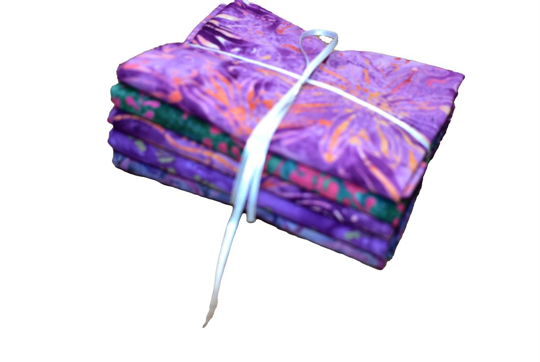 Mixed Coloured Batik Fat Quarter Bundle