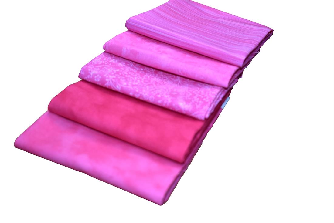 Mixed Coloured Blender 100% Cotton Fat Quarter Bundle