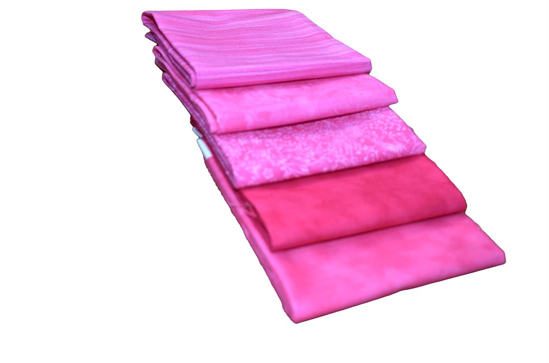 Mixed Coloured Blender 100% Cotton Fat Quarter Bundle
