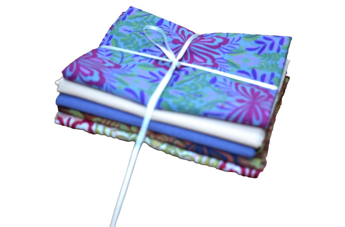 Mixed Coloured Polycotton Fat Quarter Bundle Printed Fabric