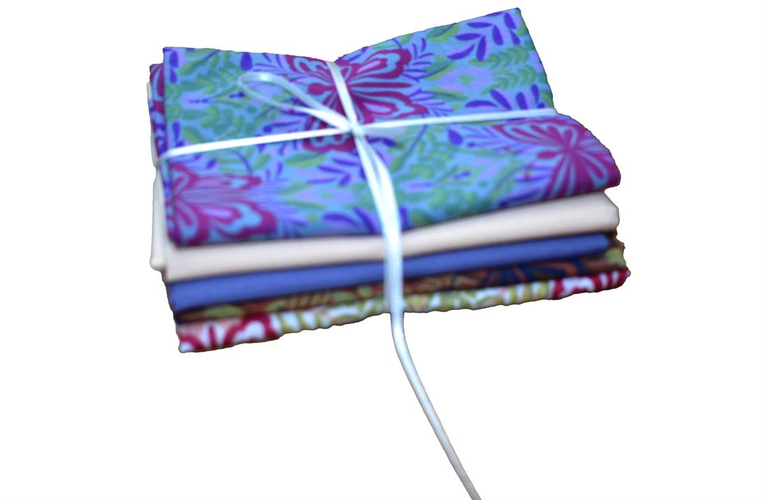 Mixed Coloured Polycotton Fat Quarter Bundle Printed Fabric