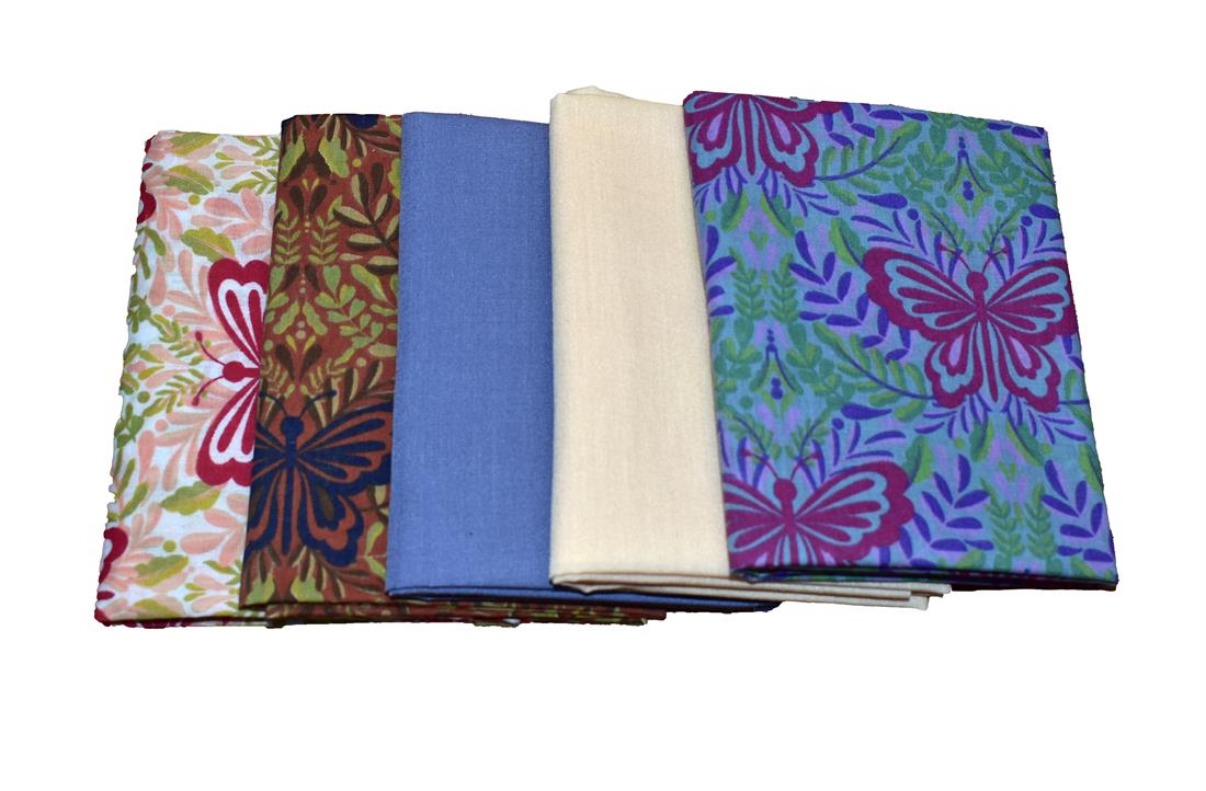 Mixed Coloured Polycotton Fat Quarter Bundle Printed Fabric