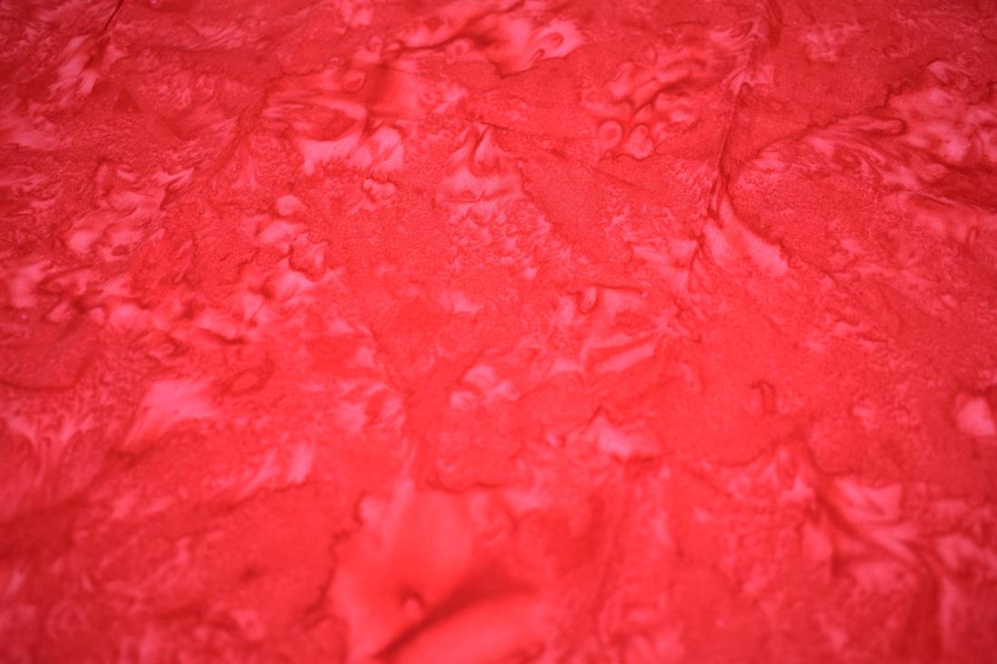 Red Batik Single Fat Quarter