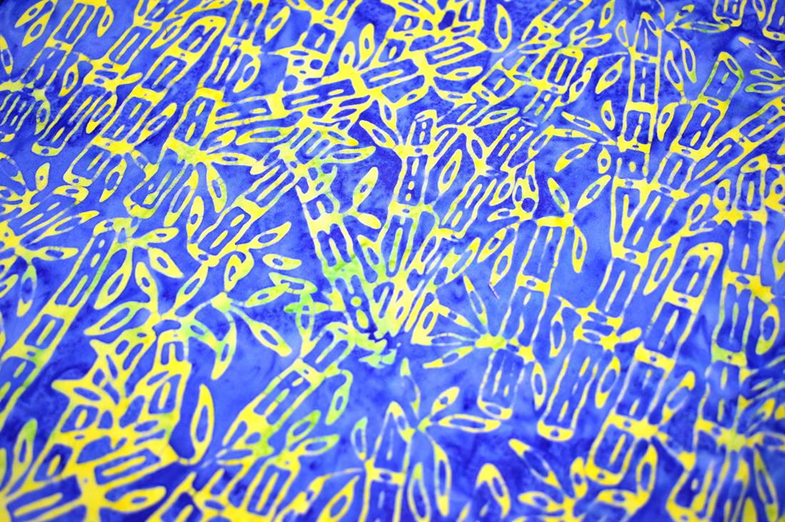 Blue & Yellow Batik