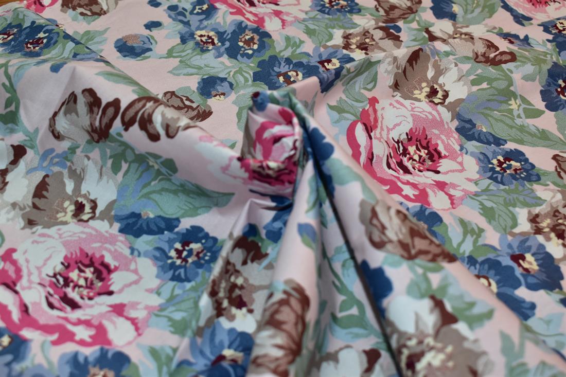 Multi Pink Single Fat Quarter Printed 100% Cotton Fabric