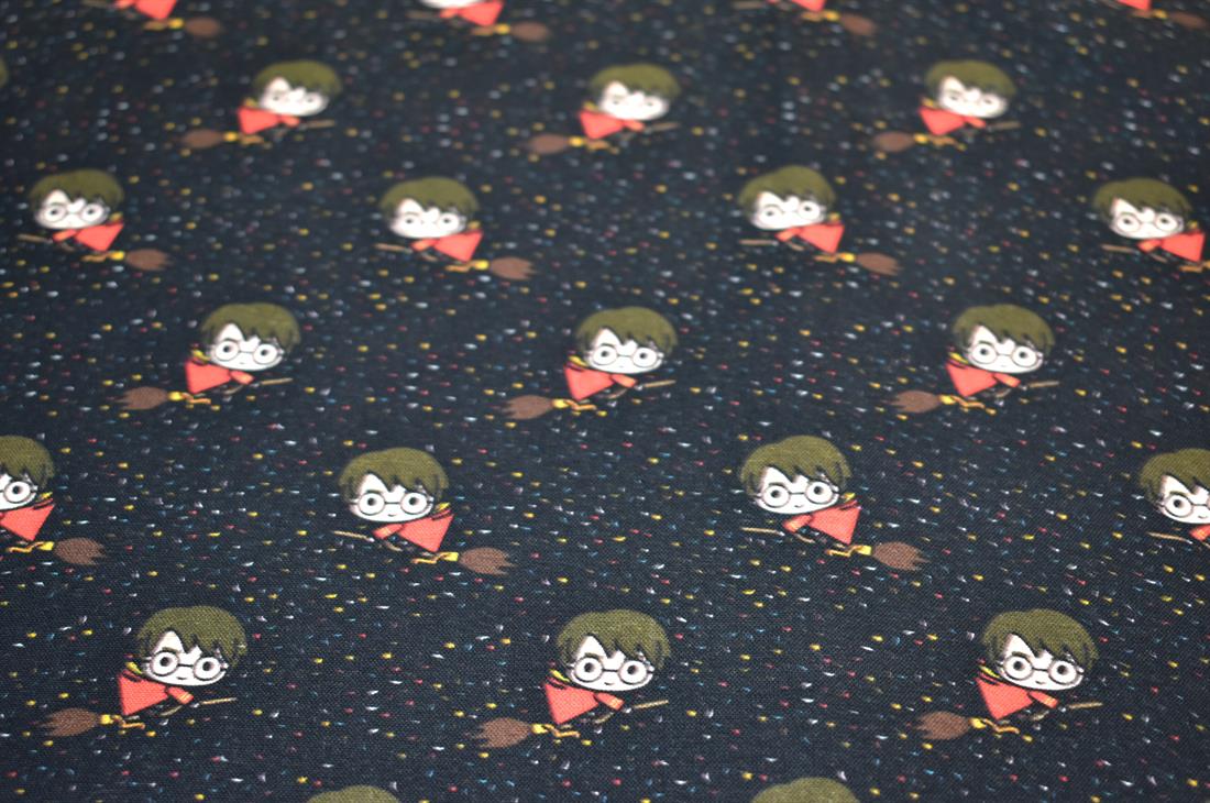 Black Printed 100% Cotton Fabric