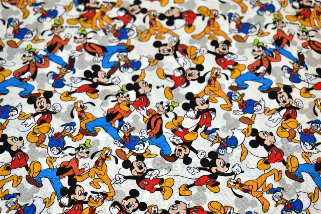 White Printed 100% Cotton Fabric