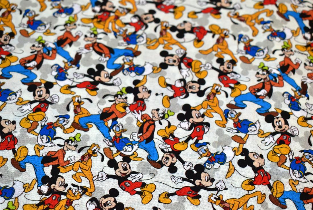 White Printed 100% Cotton Fabric