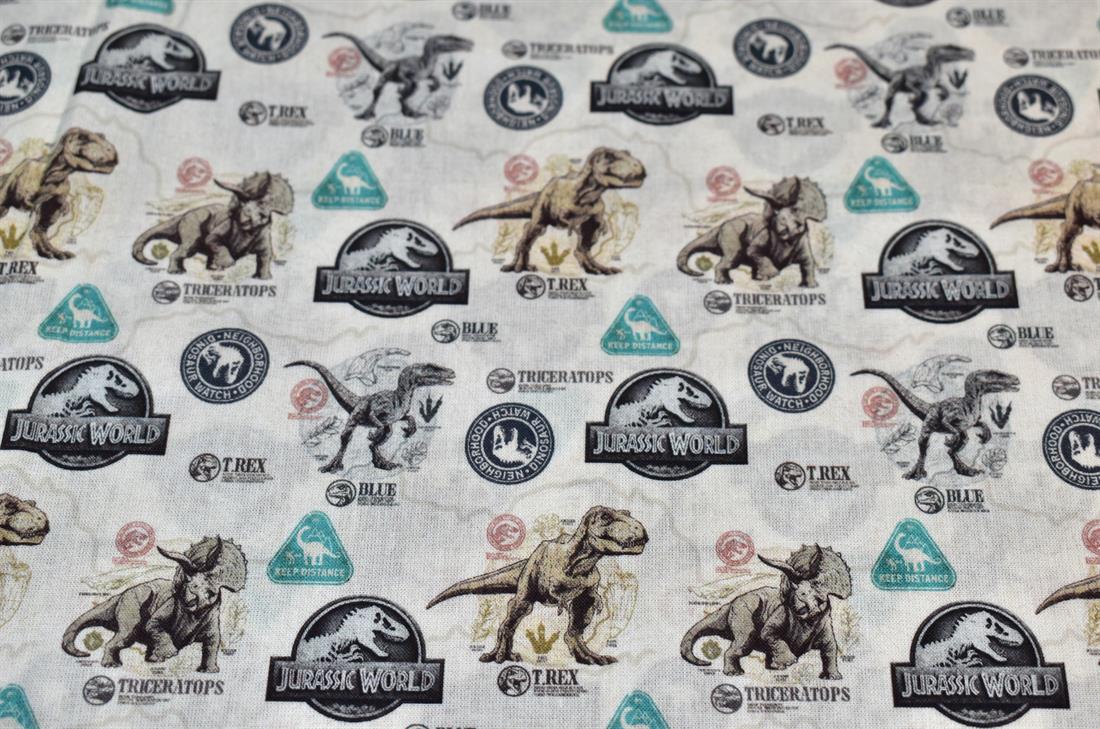 Silver Printed 100% Cotton Fabric