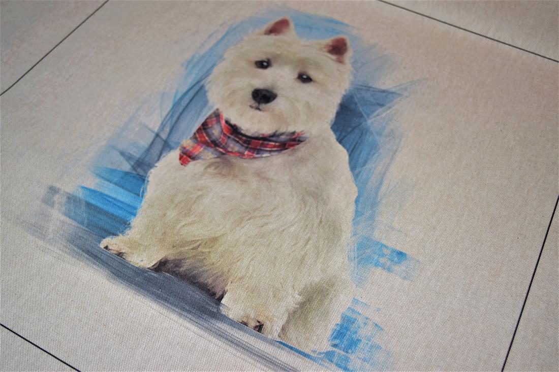 Natural Printed Digital Canvas Fabric