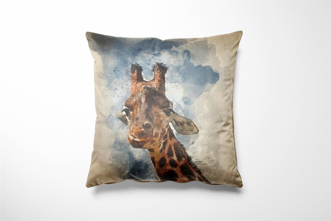 Giraffe Printed Digital Canvas Fabric