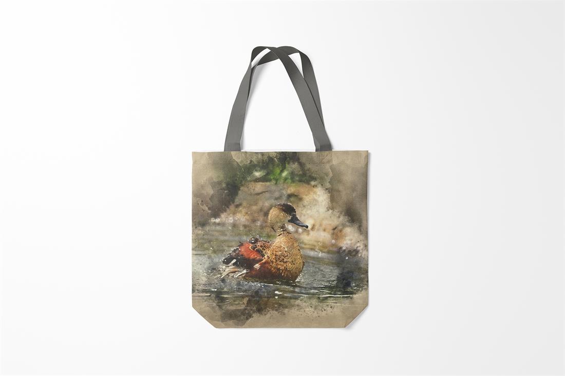 Duckling Printed Digital Canvas Fabric