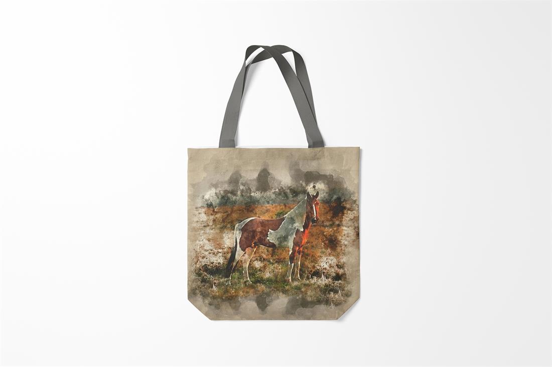 Wild Horse Printed Digital Canvas Fabric
