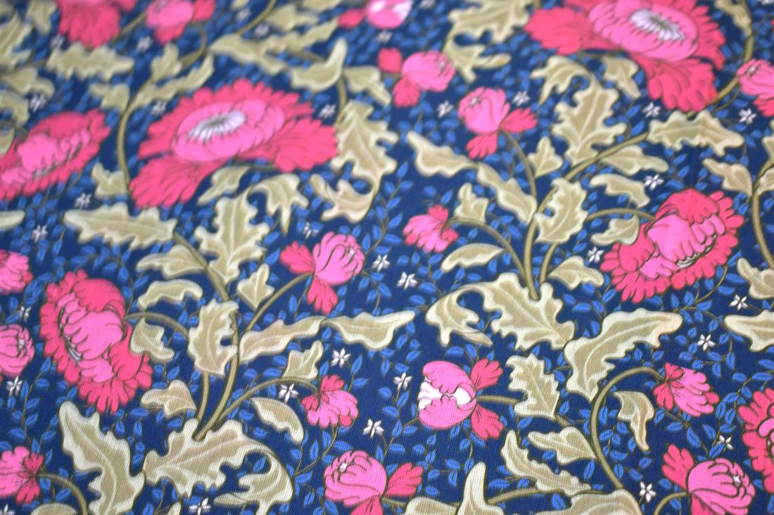 Blue Little Johnny Printed 100% Cotton Fabric