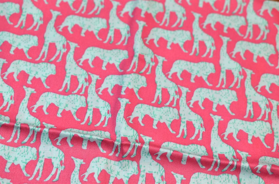 Pink Printed 100% Cotton Poplin