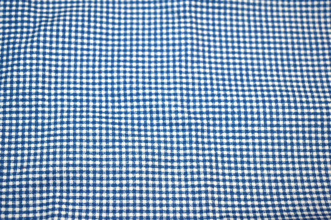 Navy Printed 100% Cotton Poplin
