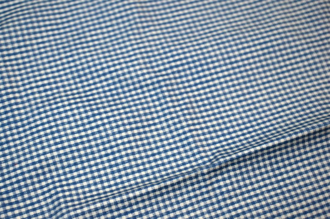 Navy Printed 100% Cotton Poplin