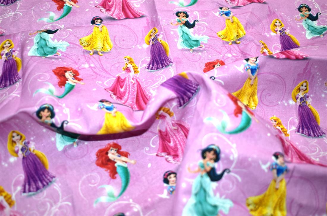 Pink Printed 100% Cotton Fabric