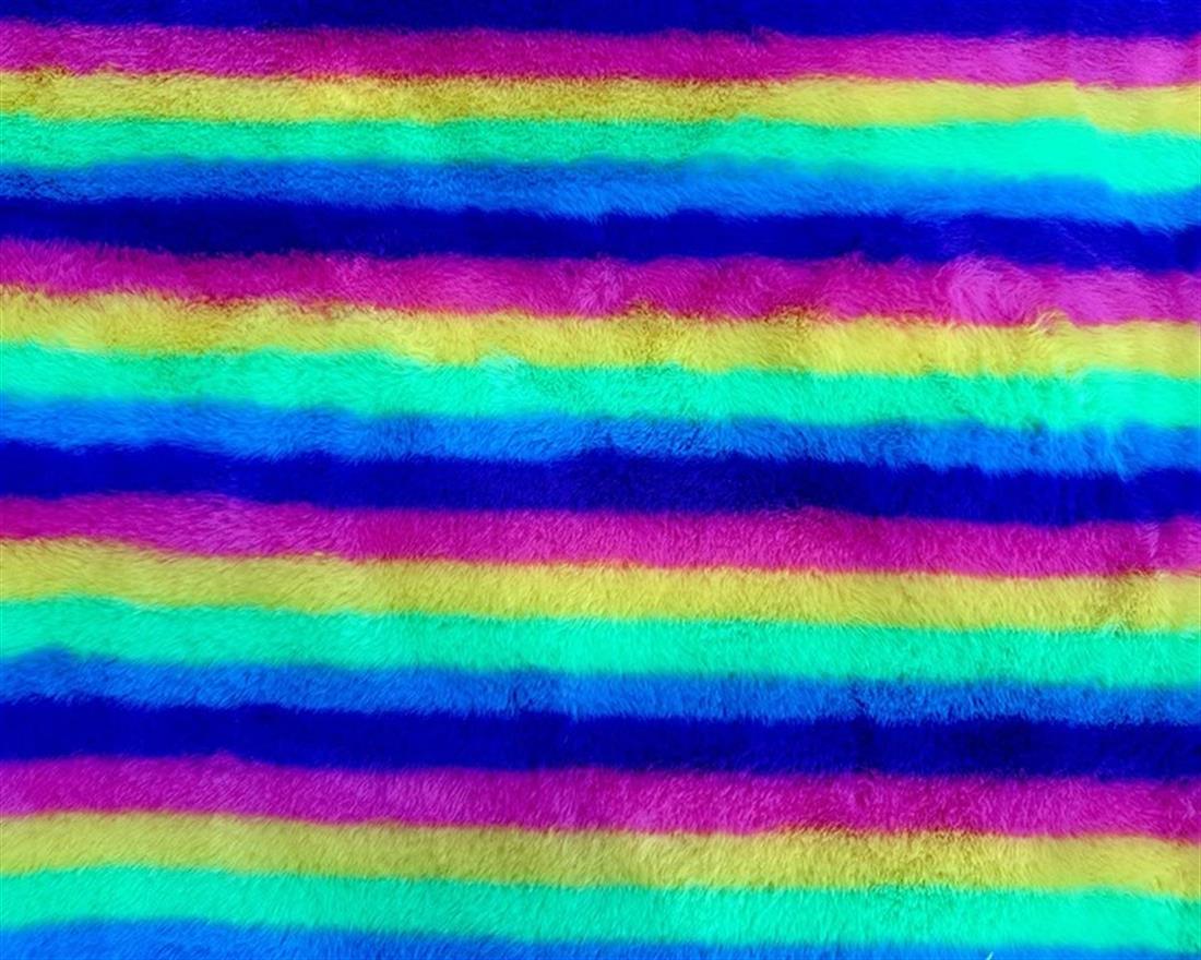 Rainbow Plush Fur
