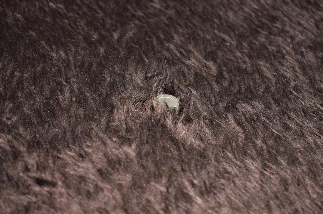 Brown Super Plain Pile Animal Faux Fur Fabric