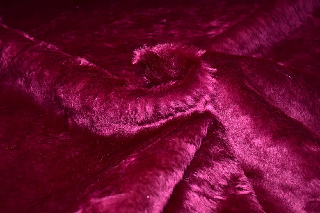Plain Super Pile Animal Faux Fur Fabric