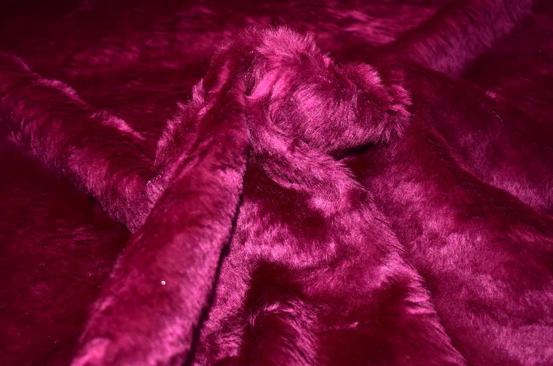 Plain Super Pile Animal Faux Fur Fabric