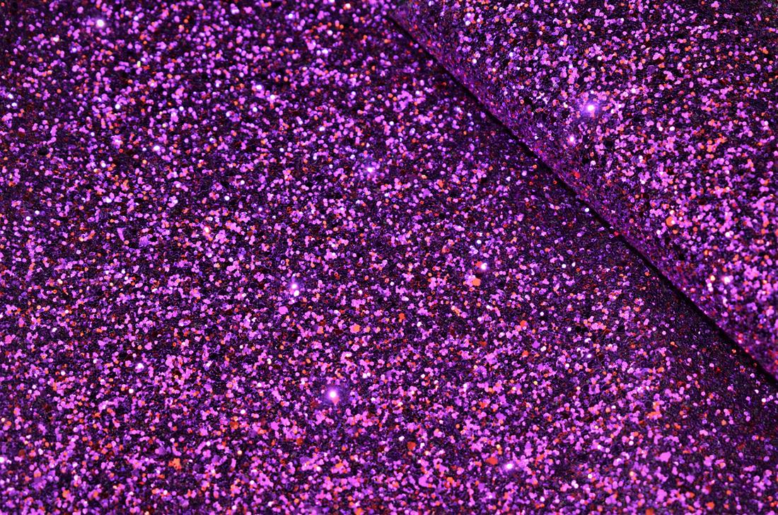 Purple Glitter Flake Fabric