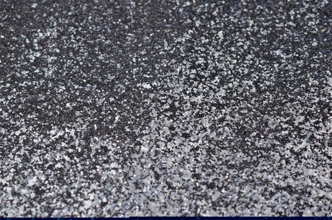 Grey & Black Glitter Print Quality Fabric