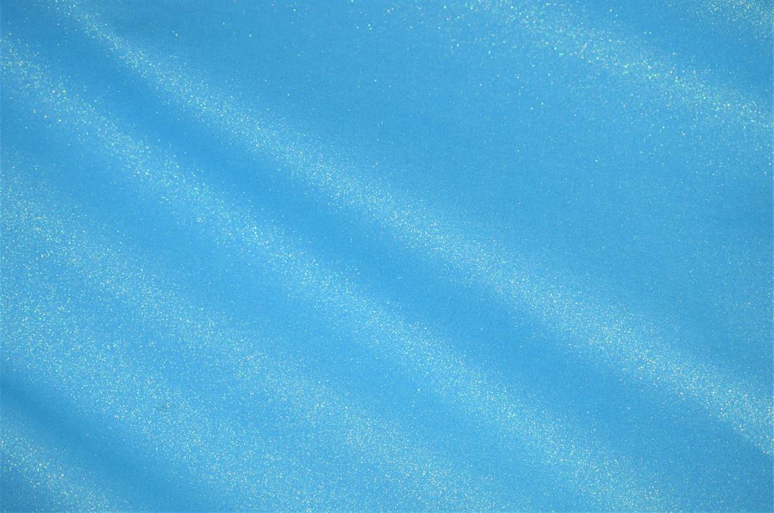 Turquoise Glitter Cotton Fabric