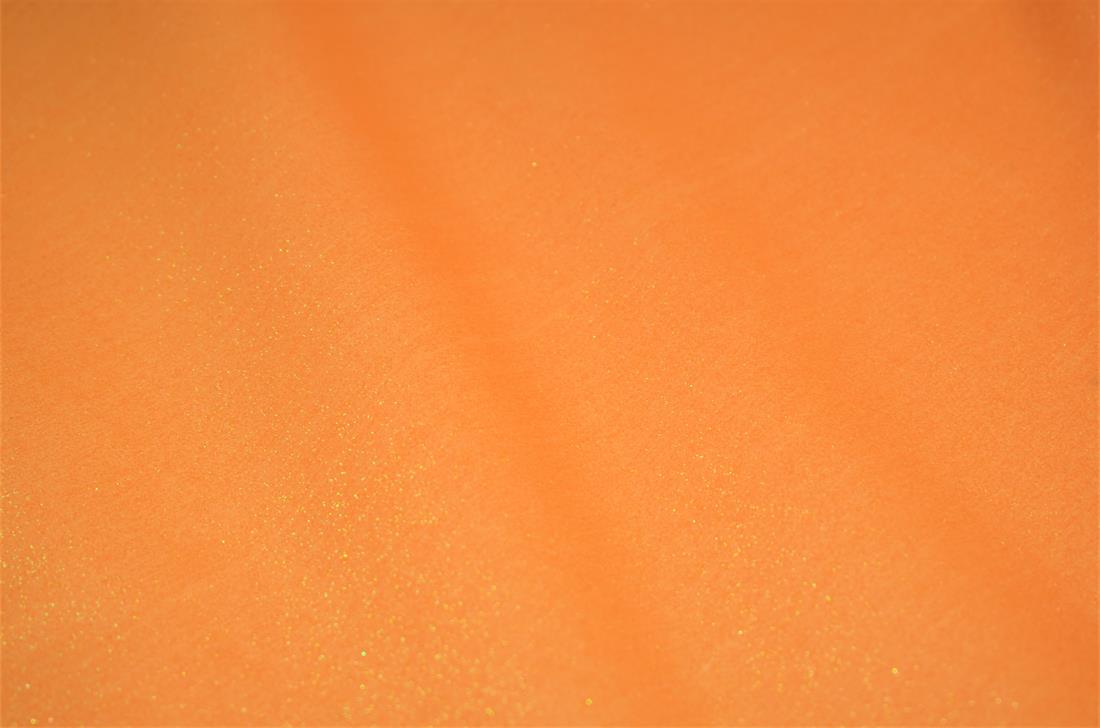 Orange Glitter Cotton Fabric