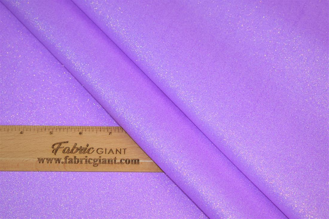 Lilac Glitter Cotton Fabric