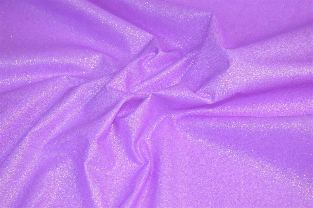 Lilac Glitter Cotton Fabric