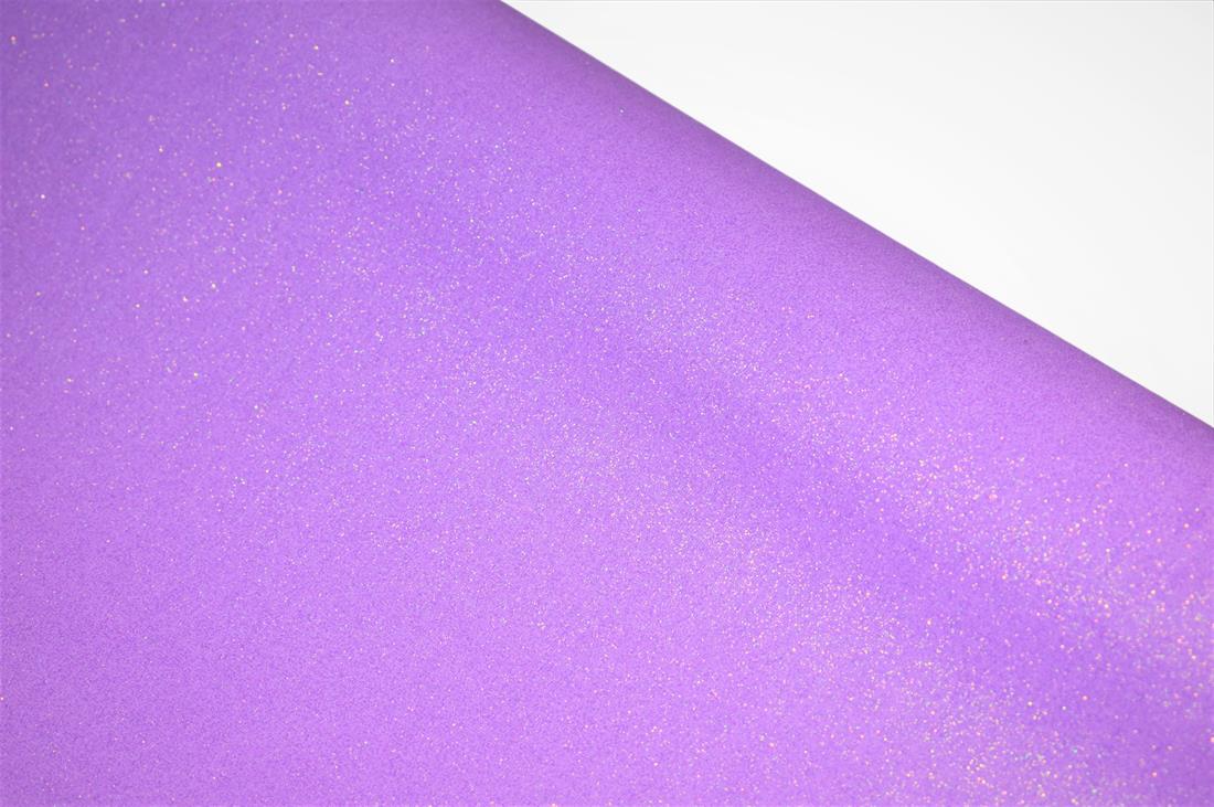 Lilac Glitter Cotton Fabric