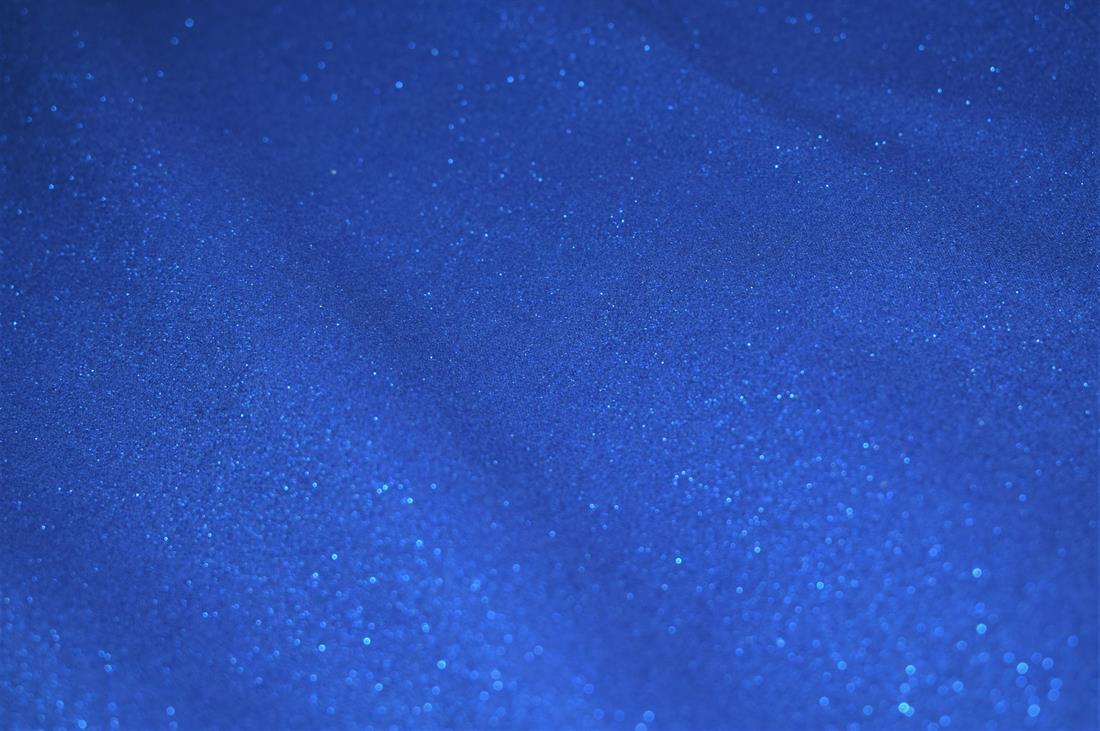 Blue Glitter Cotton Fabric