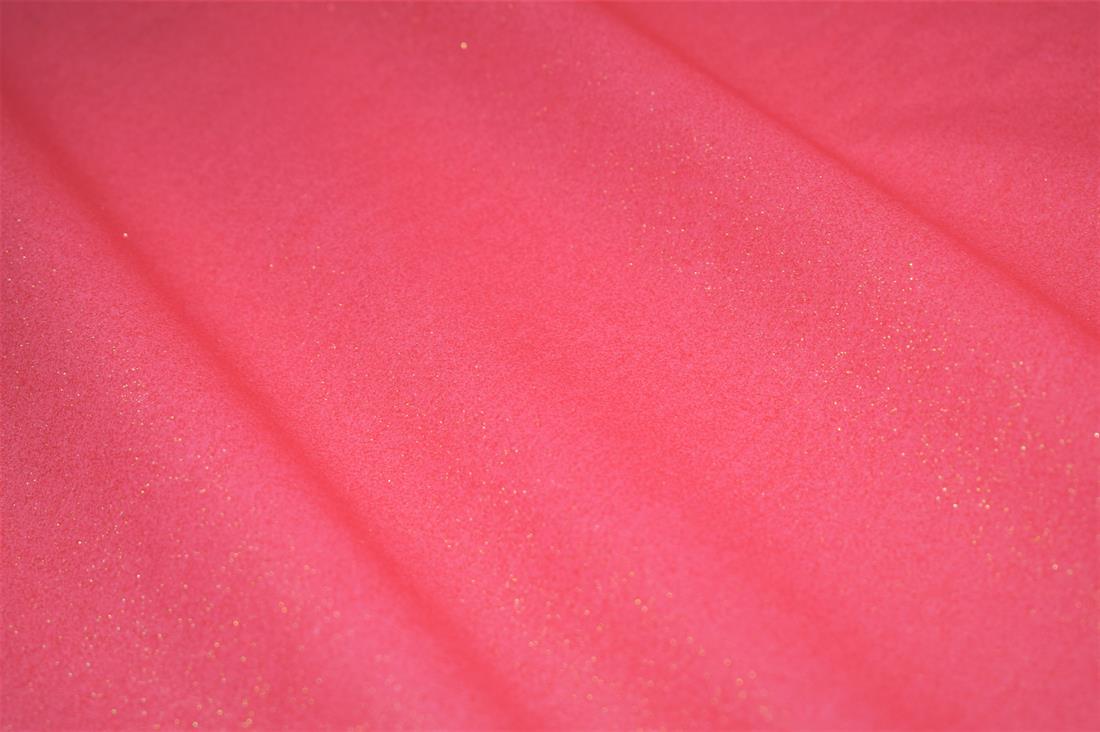 Dark Peach Glitter Cotton Fabric