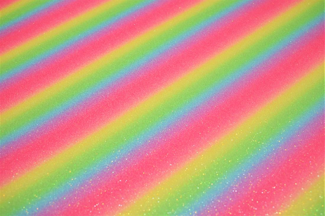 Rainbow Glitter Pride Seashell Scales Fabric Vinyl