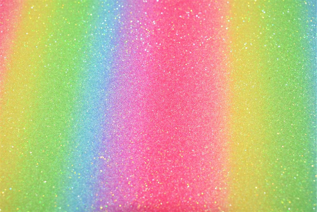 Rainbow Glitter Pride Seashell Scales Fabric Vinyl