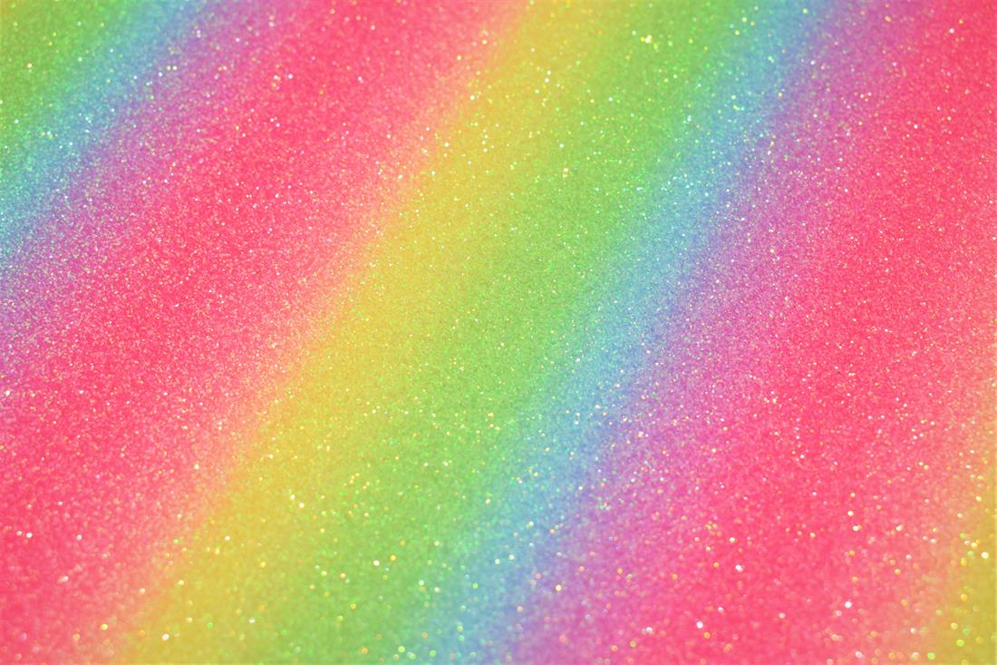 Rainbow Glitter Pride Seashell Scales Fabric Vinyl