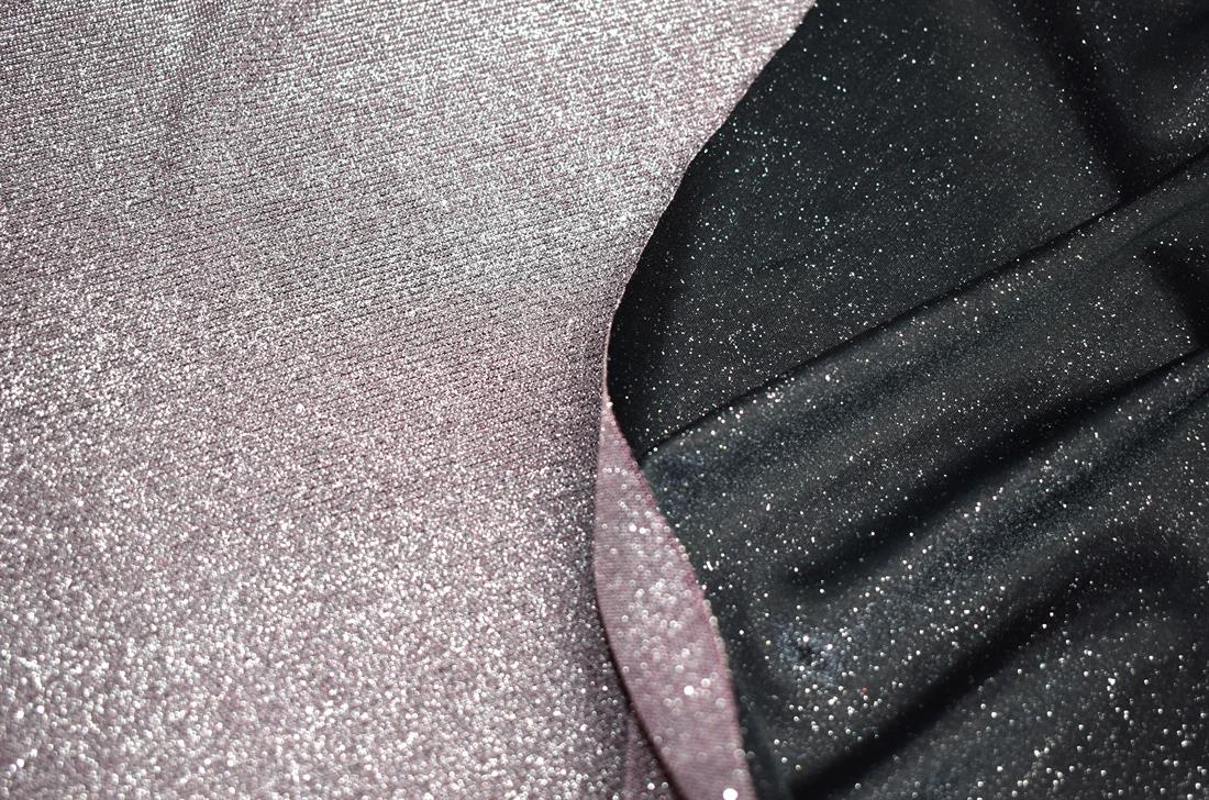 Dark Dusky Sparkly Glitter Stretch Moonlight Is a Stunning Sheer…