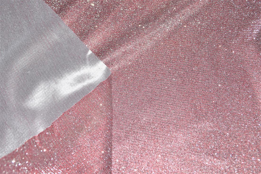 Dusky Pink Sparkly Glitter Stretch Moonlight Is a Stunning Sheer…
