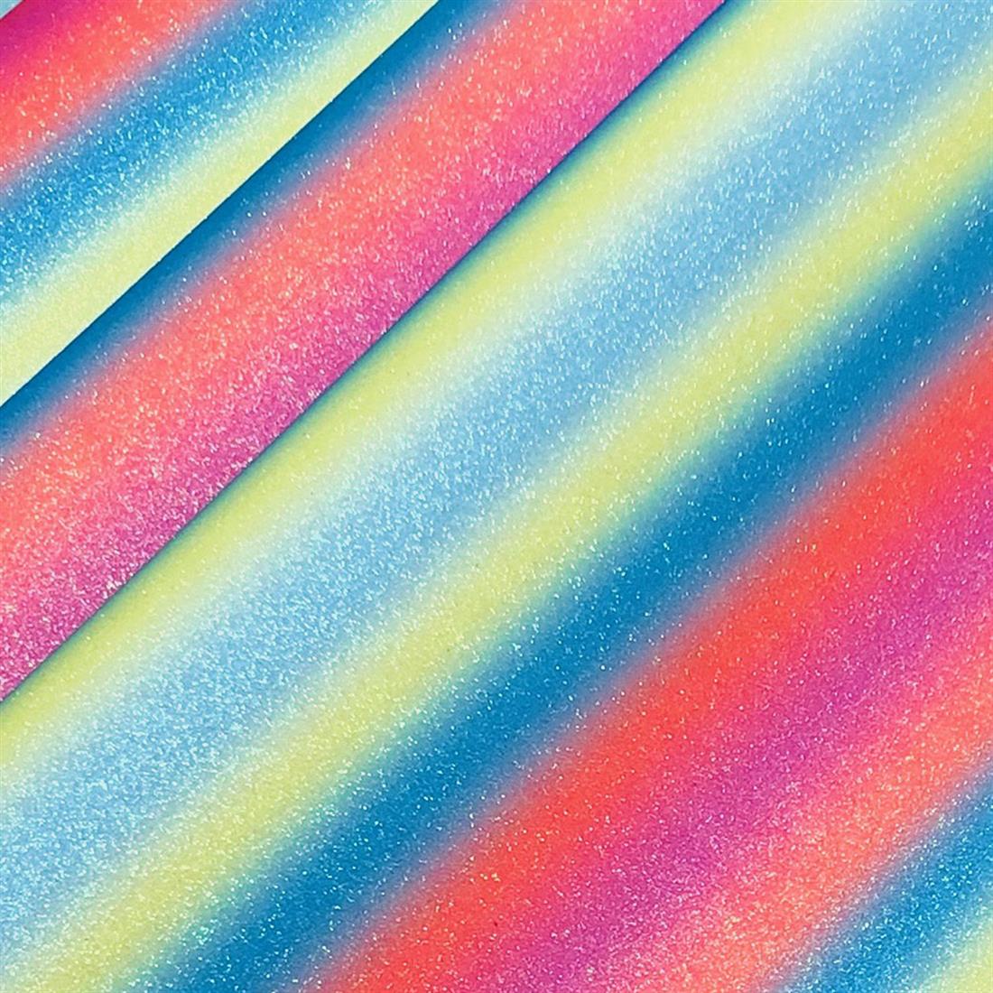 Rainbow Glitter Delight Fabric