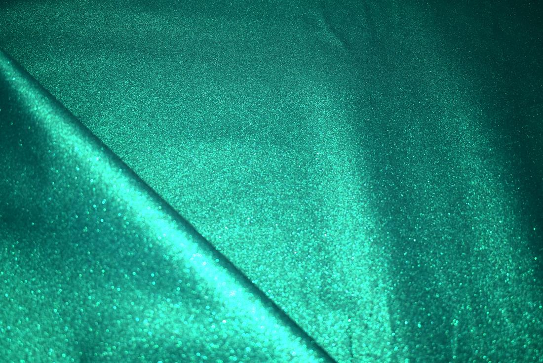Green Cotton Glitter Base Fabric